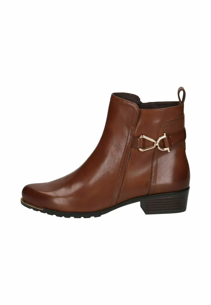 Ankle Boot - cognac nappa