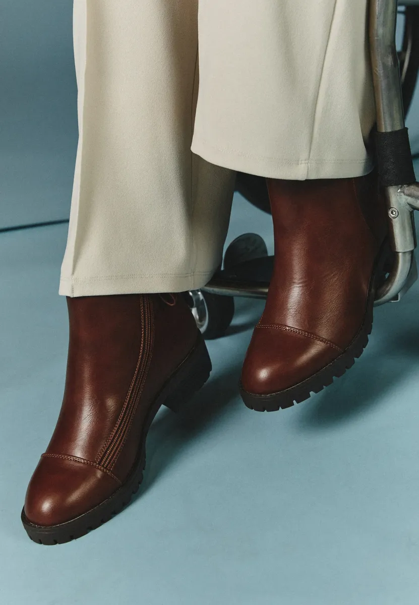 Ankle Boot - cognac