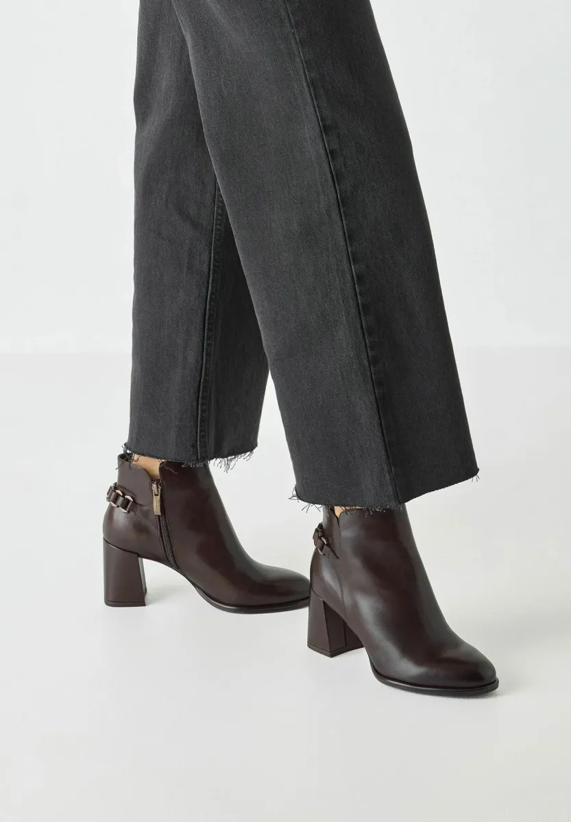 Ankle Boot - mahogany
