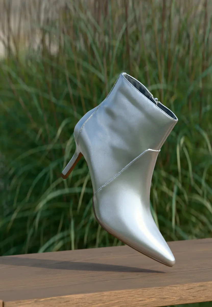 Ankle Boot - silver-coloured