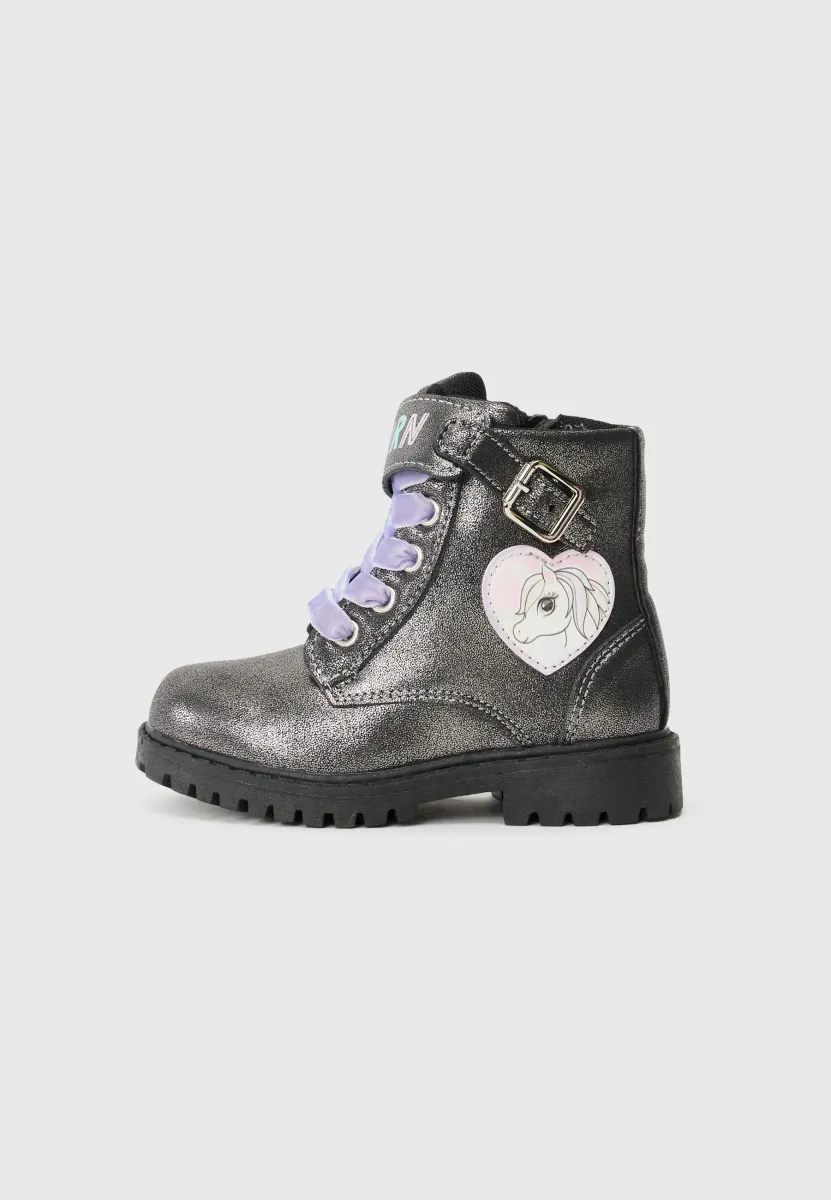 Ankle Boot - sliver-coloured