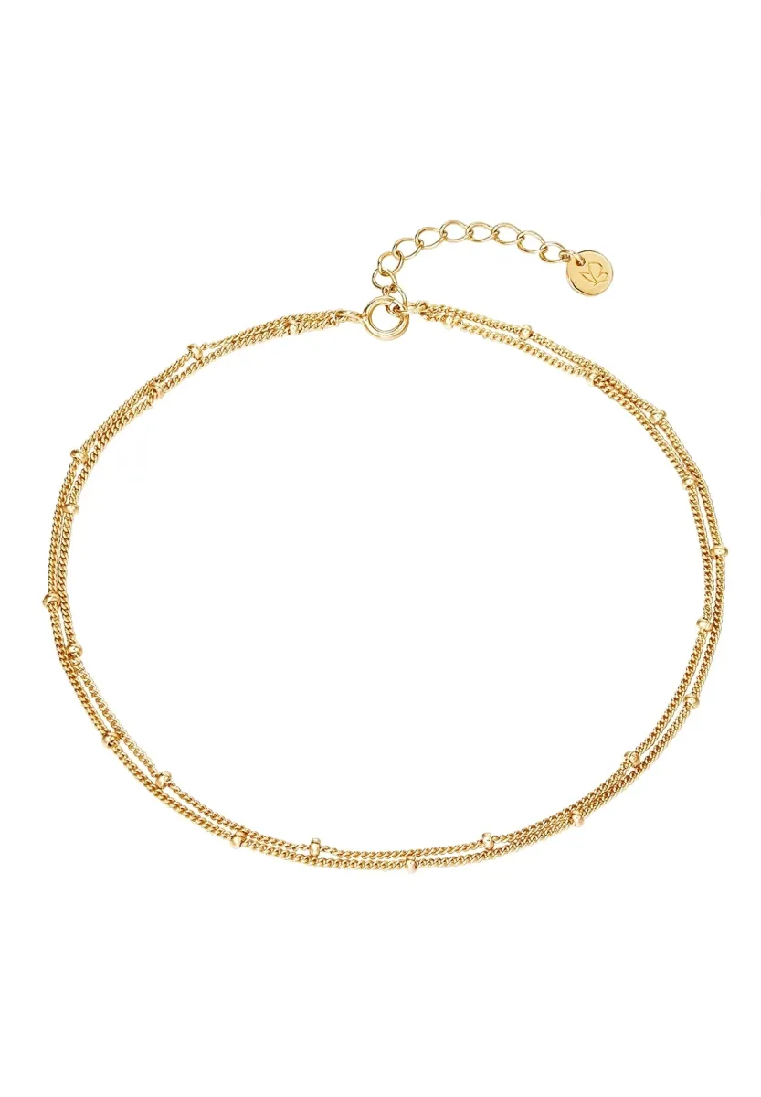 Anklet - Fußkettchen - gold-coloured