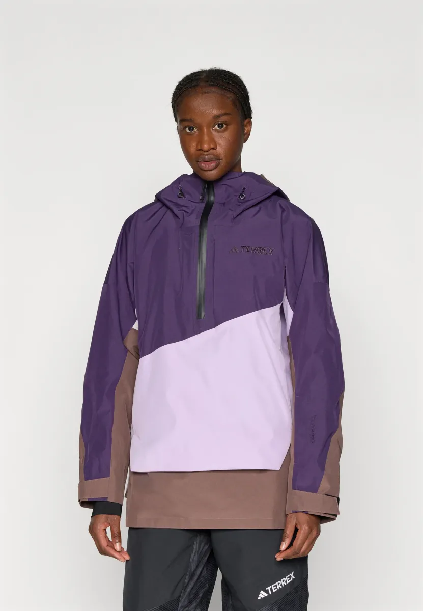 ANORAK - Skijacke - powder plum/aurora plum/earth strata