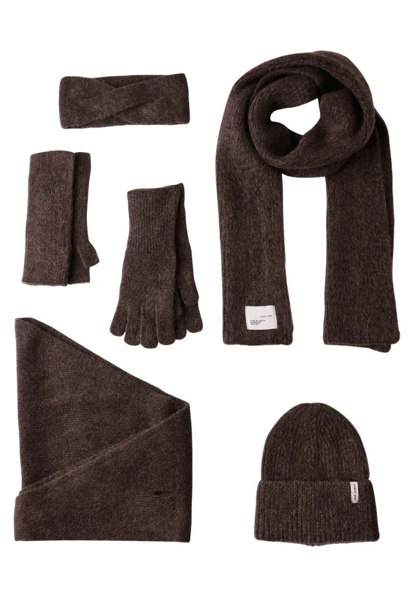 ANTEIL - Kurzfingerhandschuh - braun