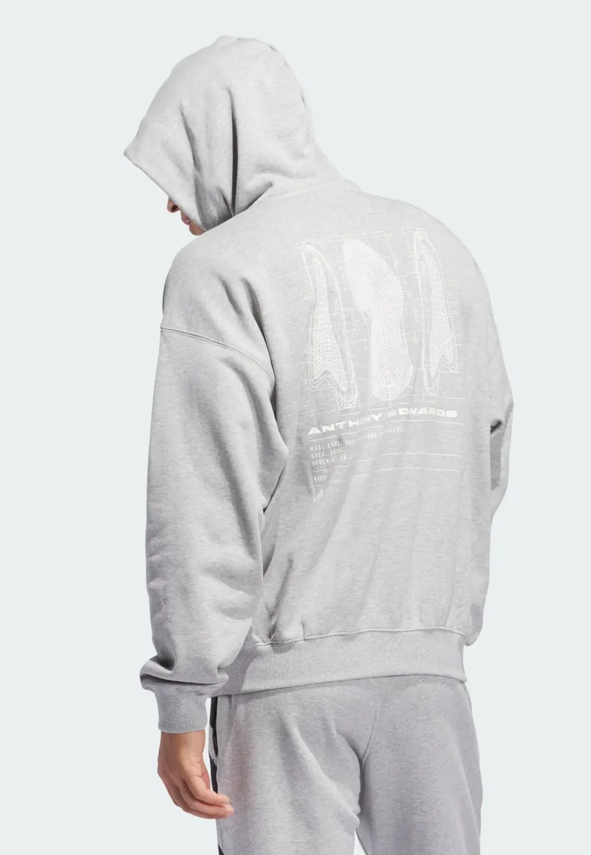 ANTHONY EDWARDS SEASONAL GRAPHIC - Sweatshirt - medium grey heather