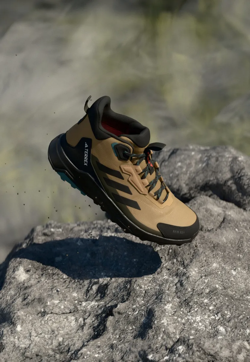 ANYLANDER MID - Hikingschuh - cardboard/core black/shadow olive