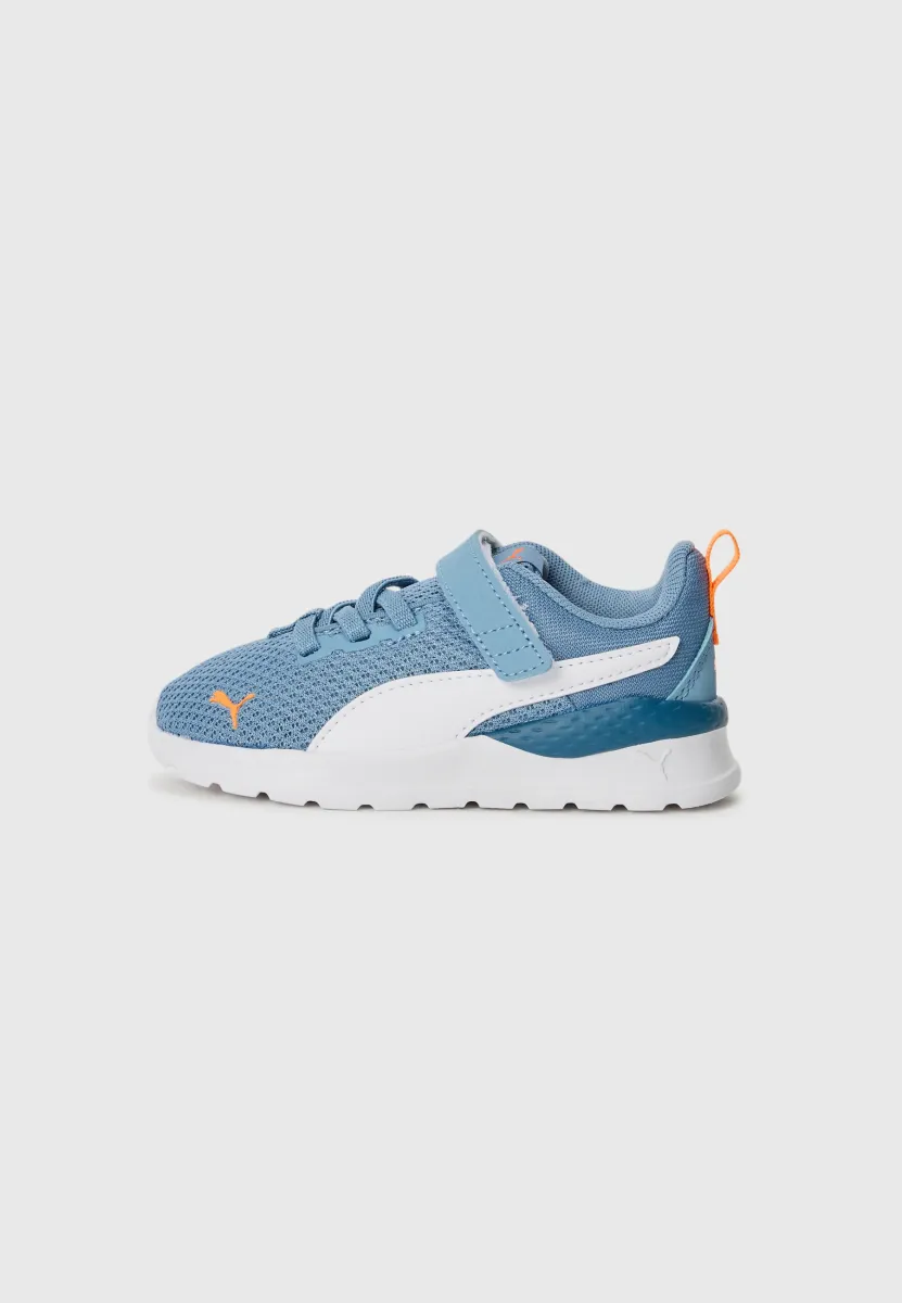 ANZARUN LITE UNISEX - Laufschuh Straße - cool blue/white/orange glo