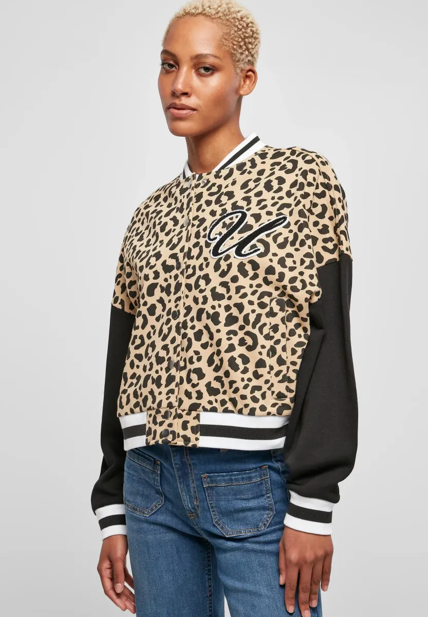 AOP COLLEGE  - Sweatjacke - unionbeigeleo black