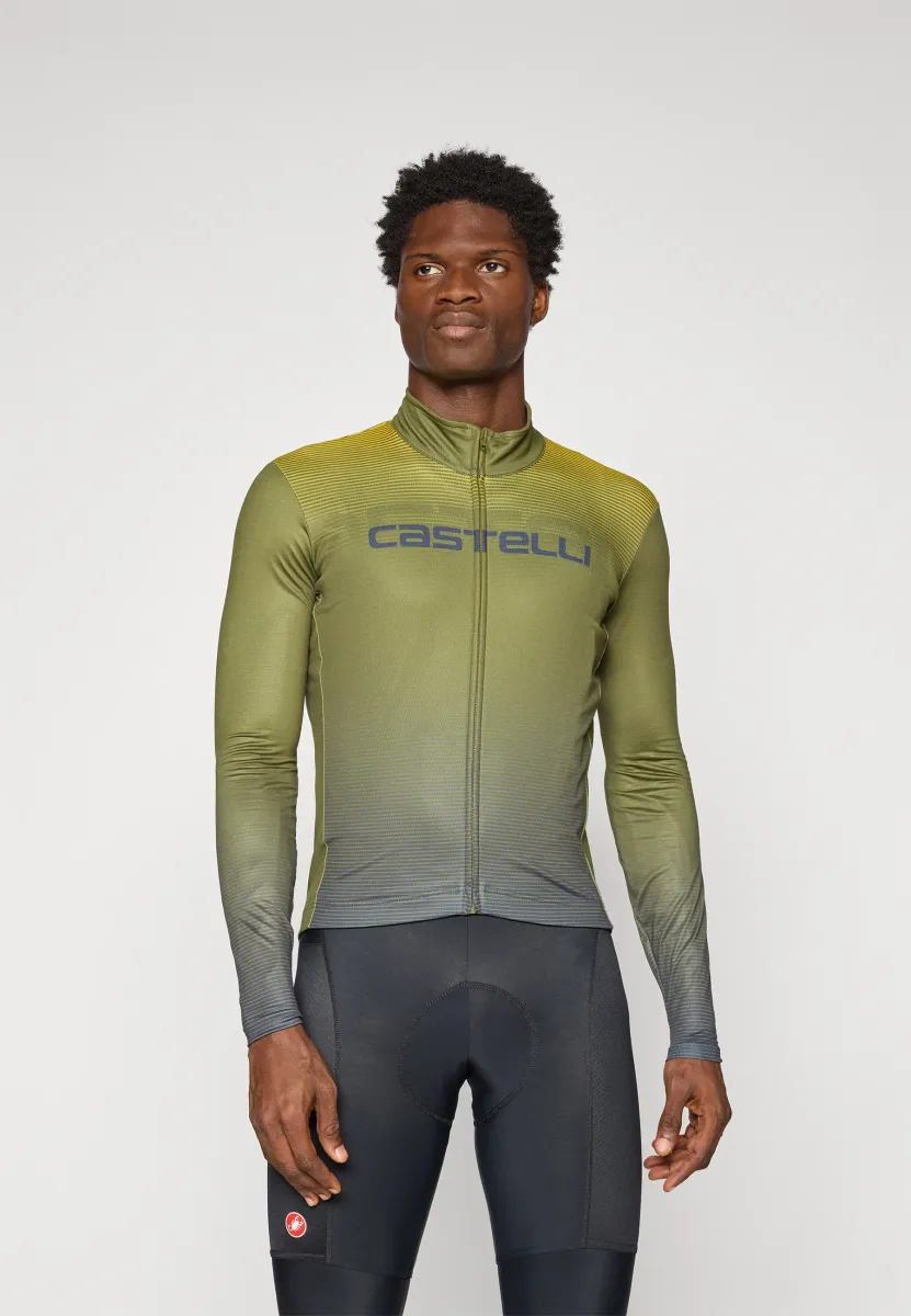 APICE THERMAL  - Cycling-Trikot - sage/twilight blue/mango mojito