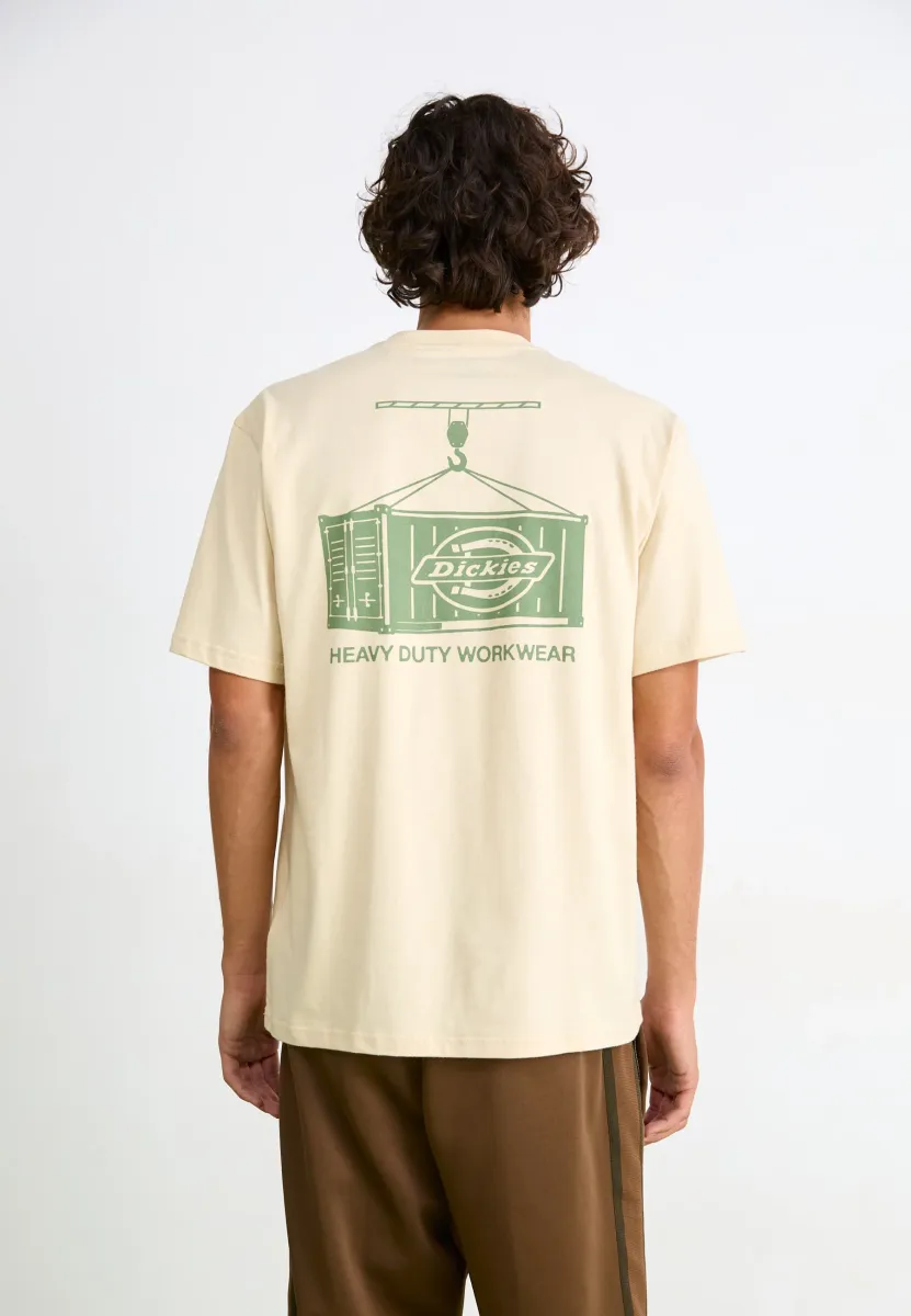 APISON TEE - T-Shirt print - wood ash