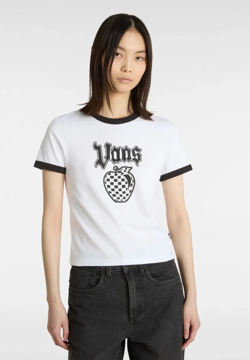 APPLE BOOM RINGER - T-Shirt print - white/black