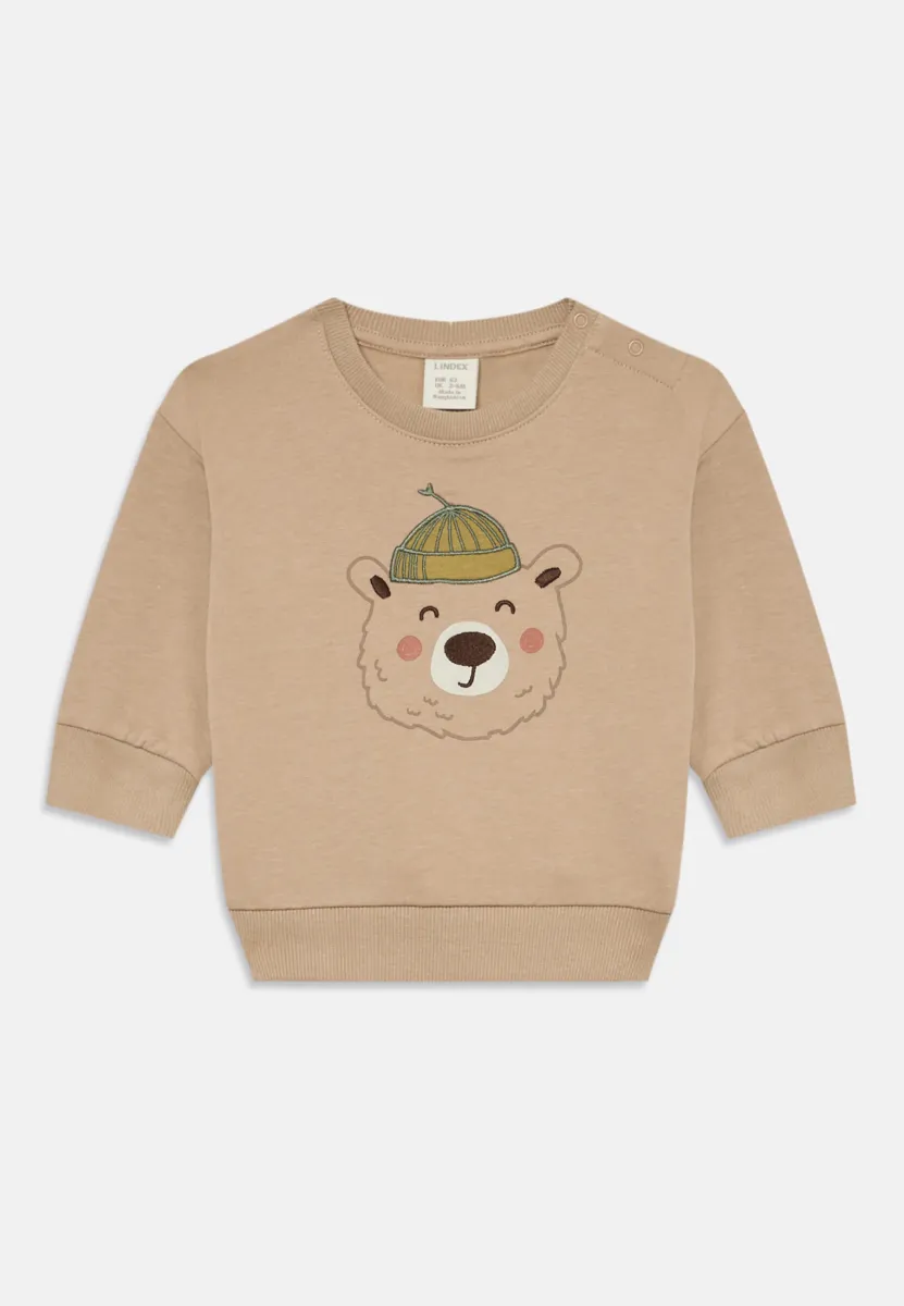 APPLIQUE UNISEX - Sweatshirt - beige