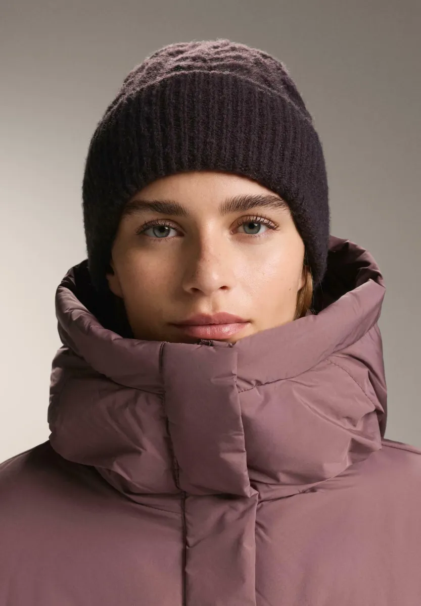 ARAN KNIT - Mütze - dark brown