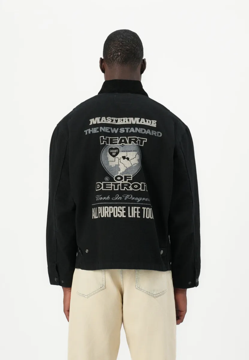 ARCAN GRAPHIC JACKET DEARBORN - Übergangsjacke - black