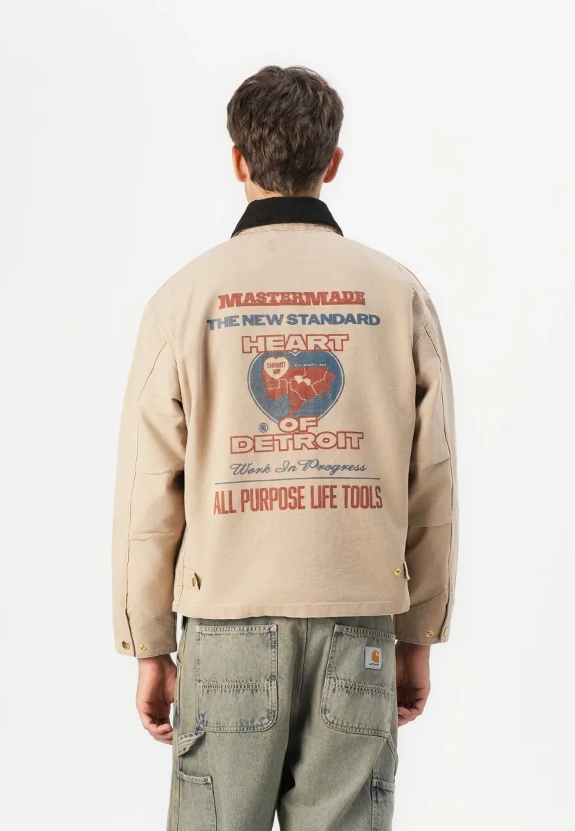 ARCAN GRAPHIC JACKET DEARBORN - Übergangsjacke - dusty brown/tobacco