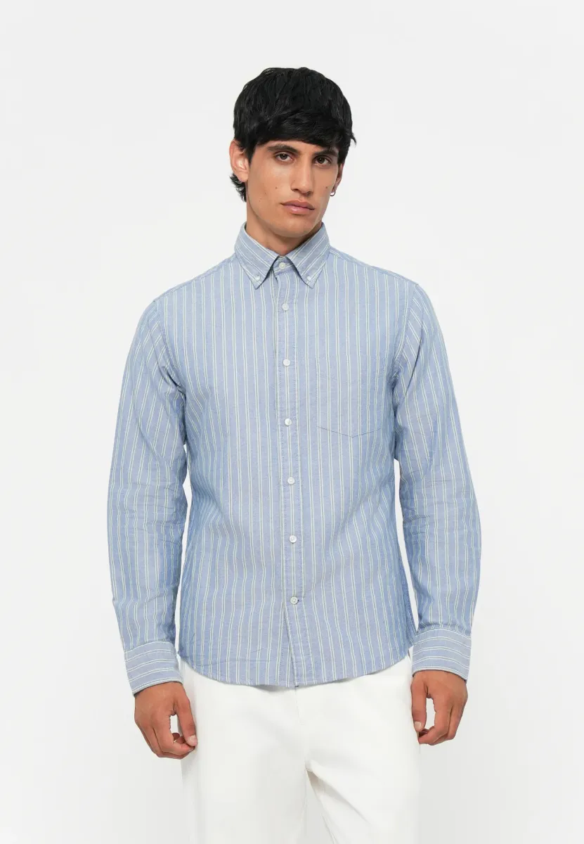ARCHIVE STRIPE - Hemd - blue water