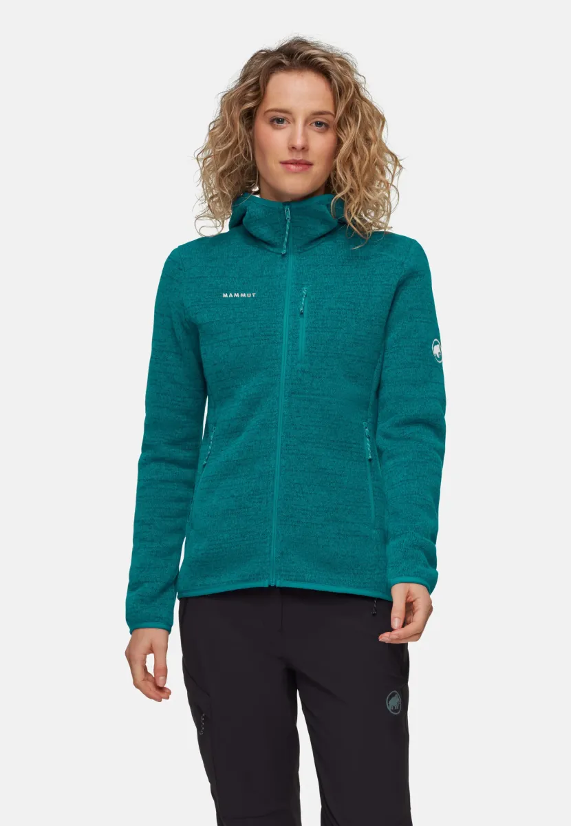 ARCTIC IV HOODED - Fleecejacke - deep teal melange
