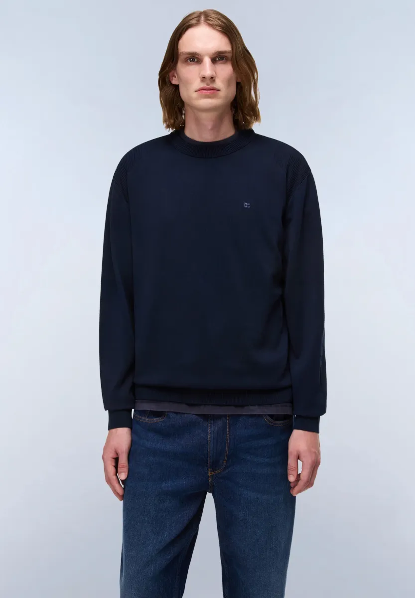 AREN - Strickpullover - blu marine