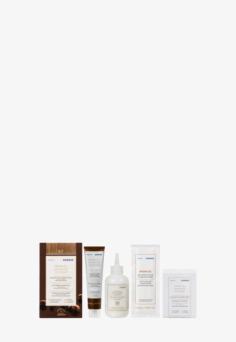 ARGAN OIL ADVANCED HAIR COLOURING - Coloration - toffee 8.7