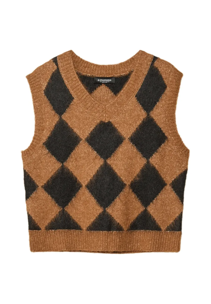 ARGYLE - Strickpullover - camel
