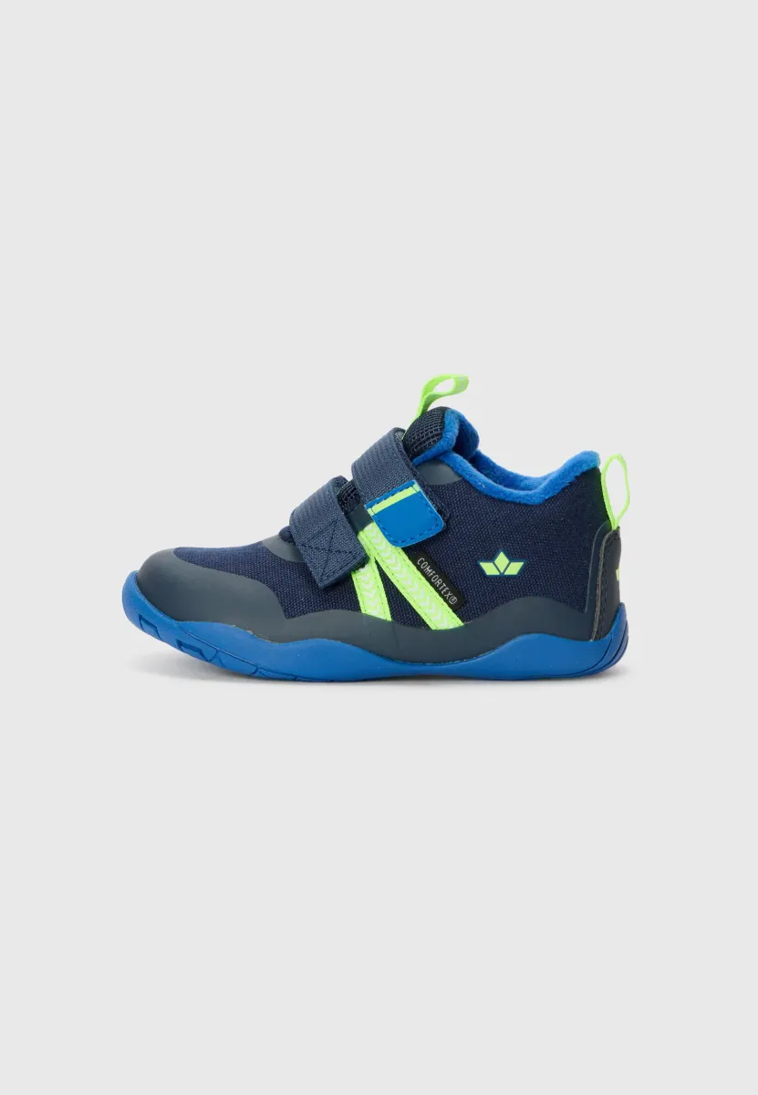 ARIDE V MID BAREFOOT UNISEX - Sneaker low - navy/blue/lemon