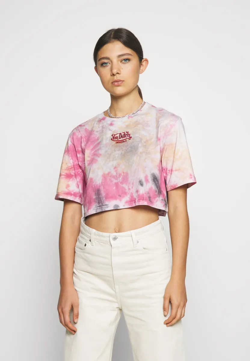 ARIEL - T-Shirt print - tie dye red