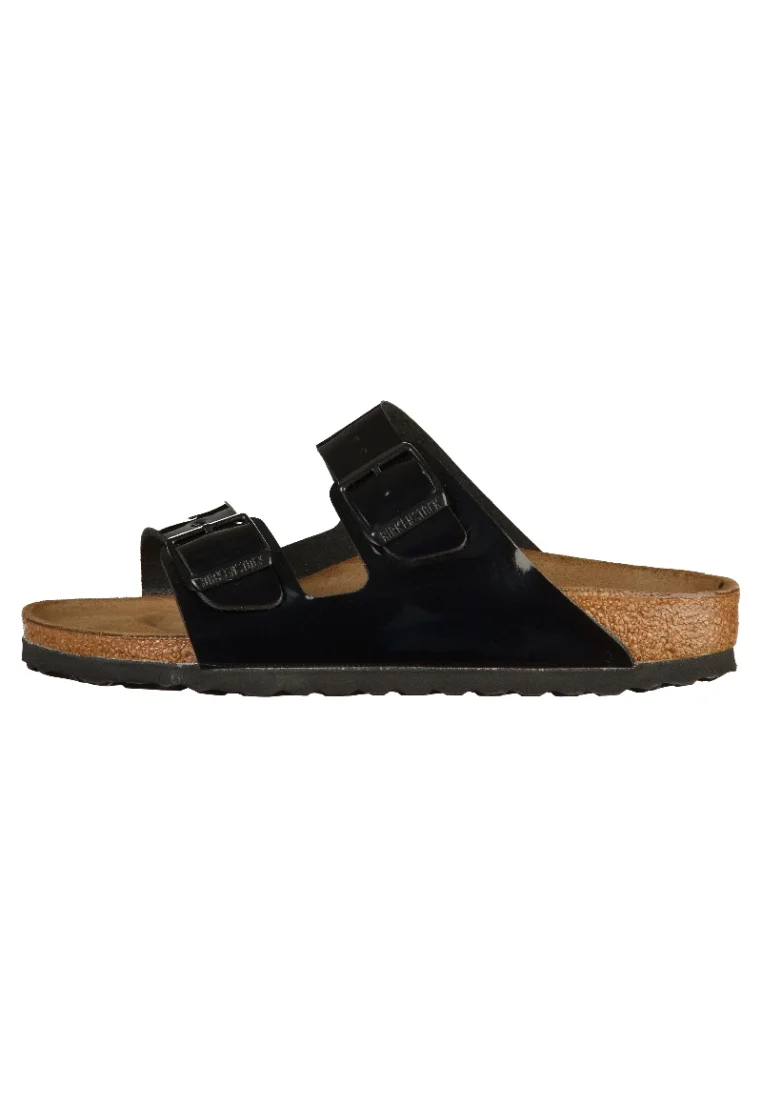 ARIZONA BF NARROW - Pantolette flach - black patent