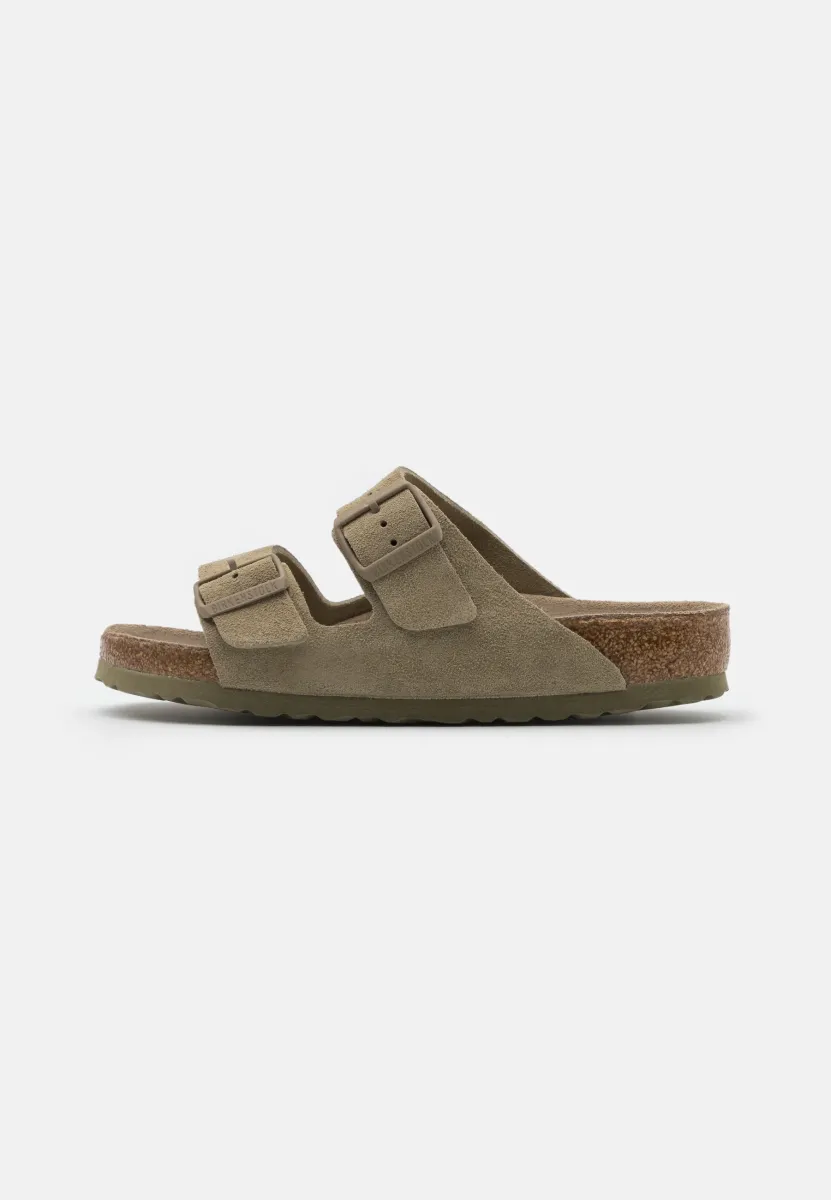 ARIZONA SFB LEVE MINKN - REGULAR - Pantolette flach - faded khaki