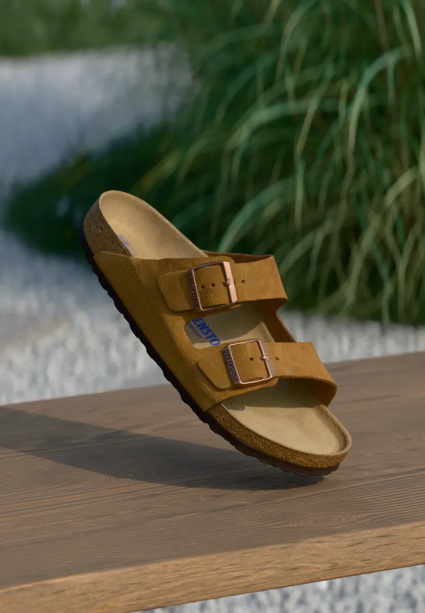 ARIZONA SFB LEVE MINKN - REGULAR - Pantolette flach - tan