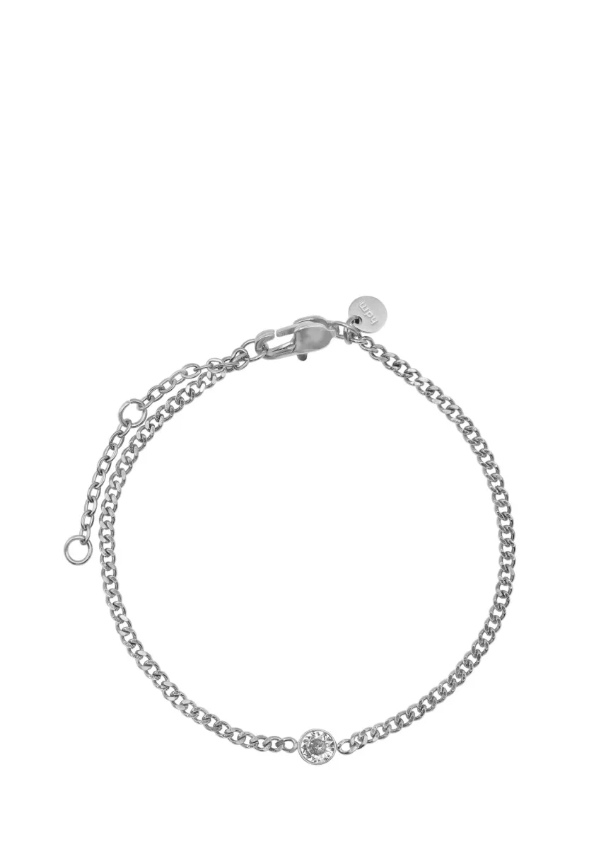 Armband - silberfarben poliert