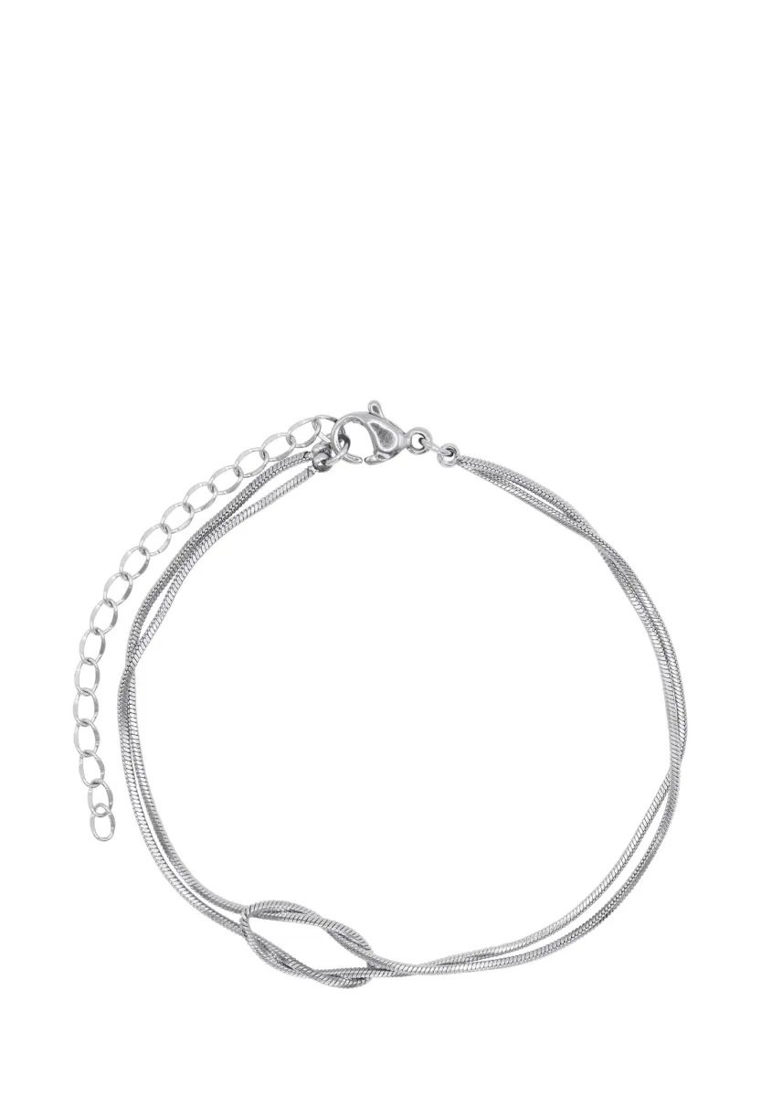 Armband - silberfarben poliert