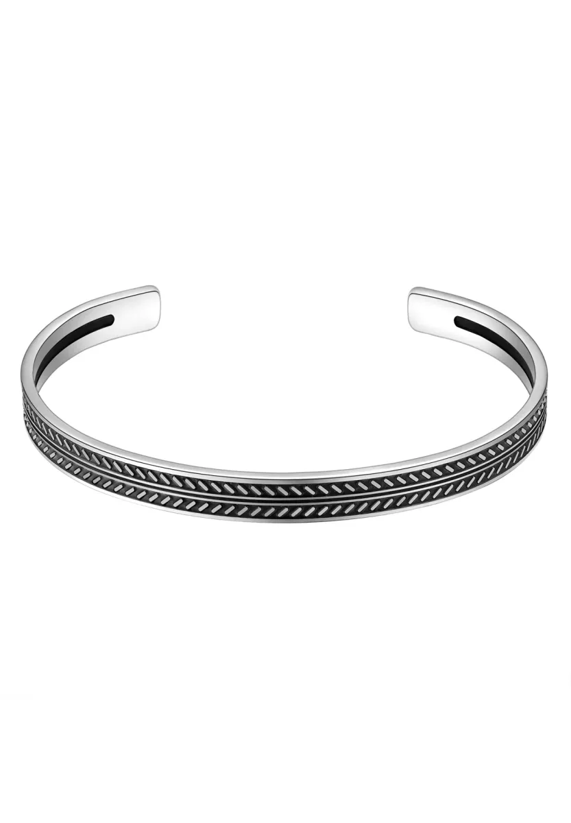 Armband - silberfarben schwarz