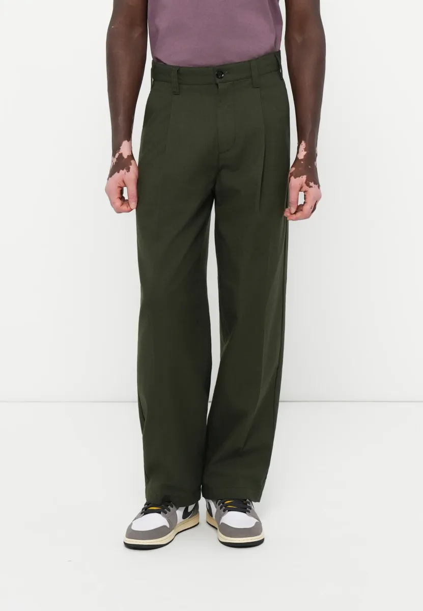 ARMEL PLEATED PANT - Stoffhose - rosin