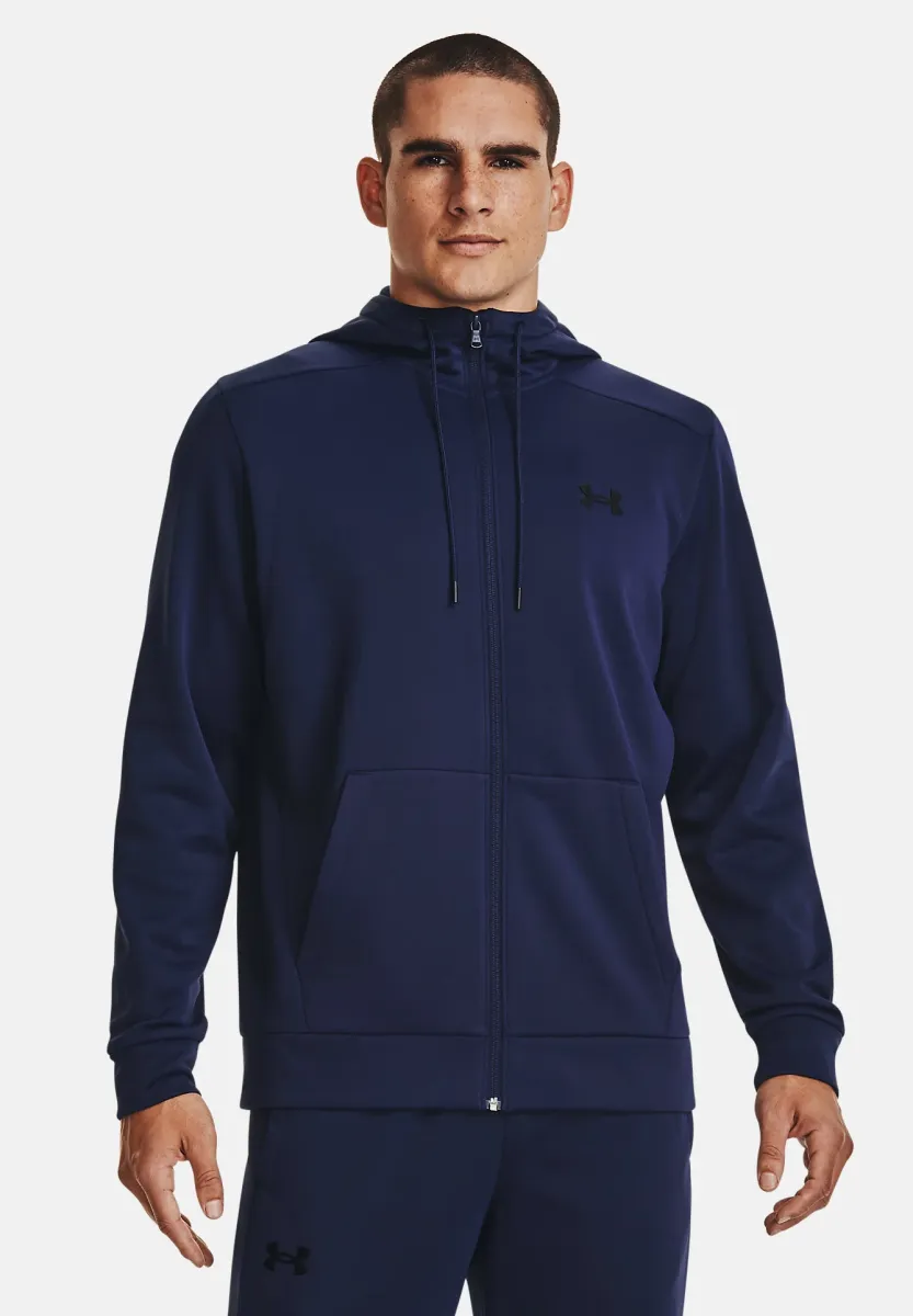 ARMOUR FLEECE - Kapuzenpullover - midnight navy