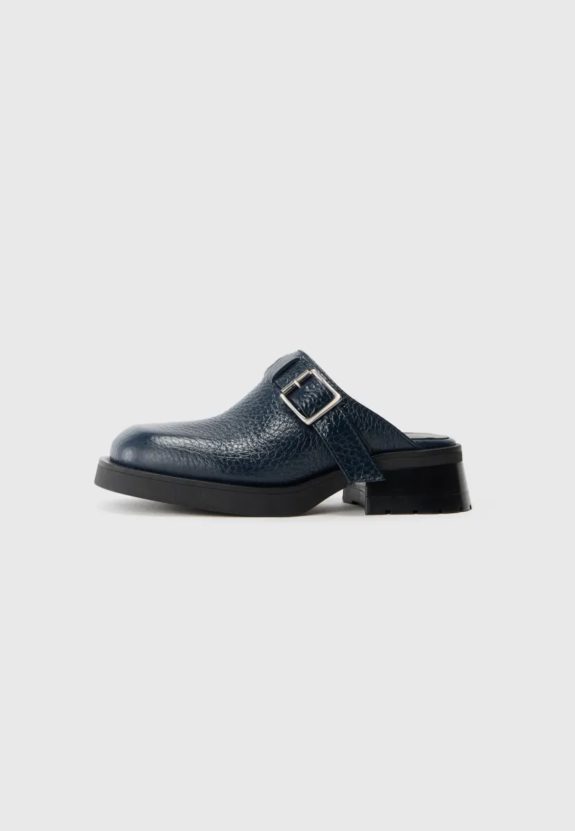 AROA - Pantolette hoch - navy