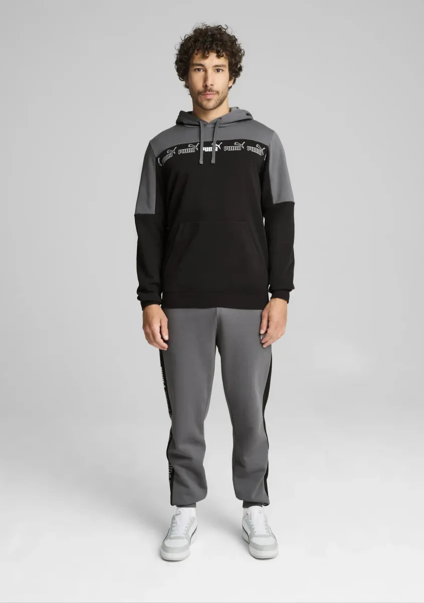 AROUND THE BLOCK - Kapuzenpullover - cool dark gray