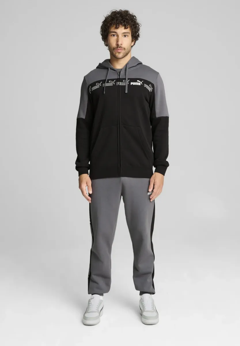 AROUND THE BLOCK - Sweatjacke - cool dark gray