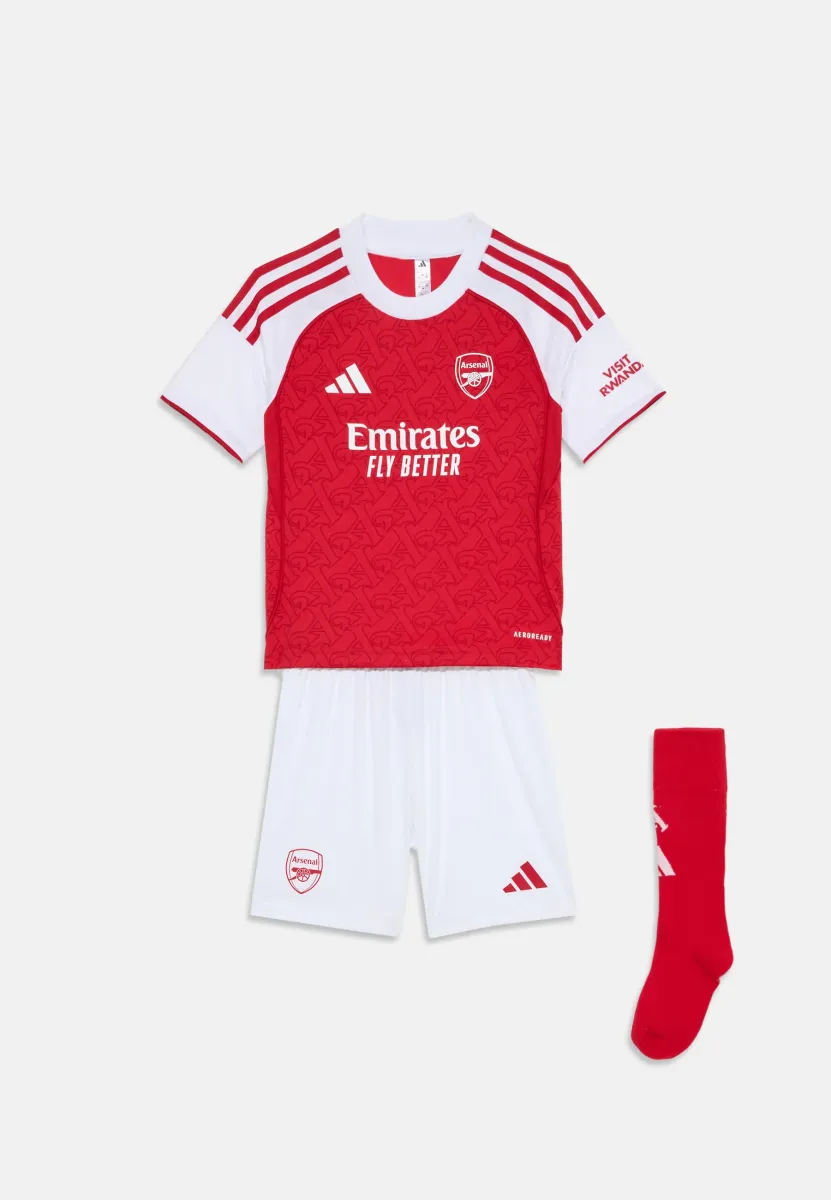 ARSENAL FC HOME KIDS SET UNISEX - Fußball-Trikot - better scarlet/white