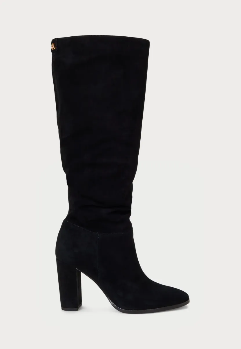 ARTIZAN SUEDE TALL BOOT - High Heel Stiefel - black
