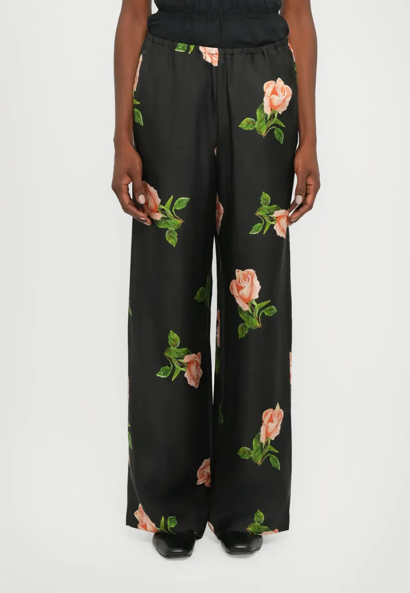 ARVENN BOTTOMS - Stoffhose - off black