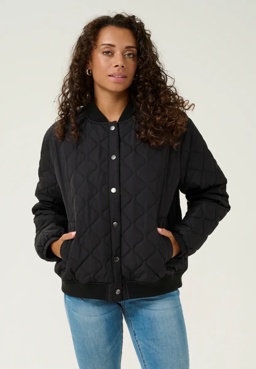 ARWEN QUILT - Übergangsjacke - pitch black