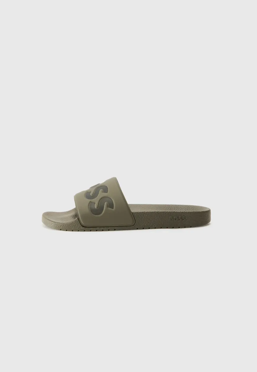 ARYEH - Pantolette flach - medium brown