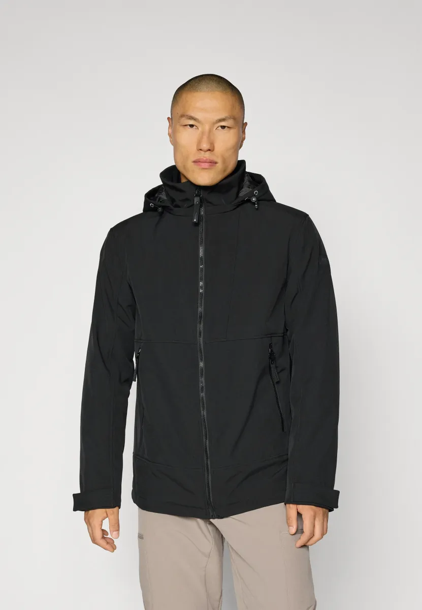 ASHEBORO - Softshelljacke - basic black