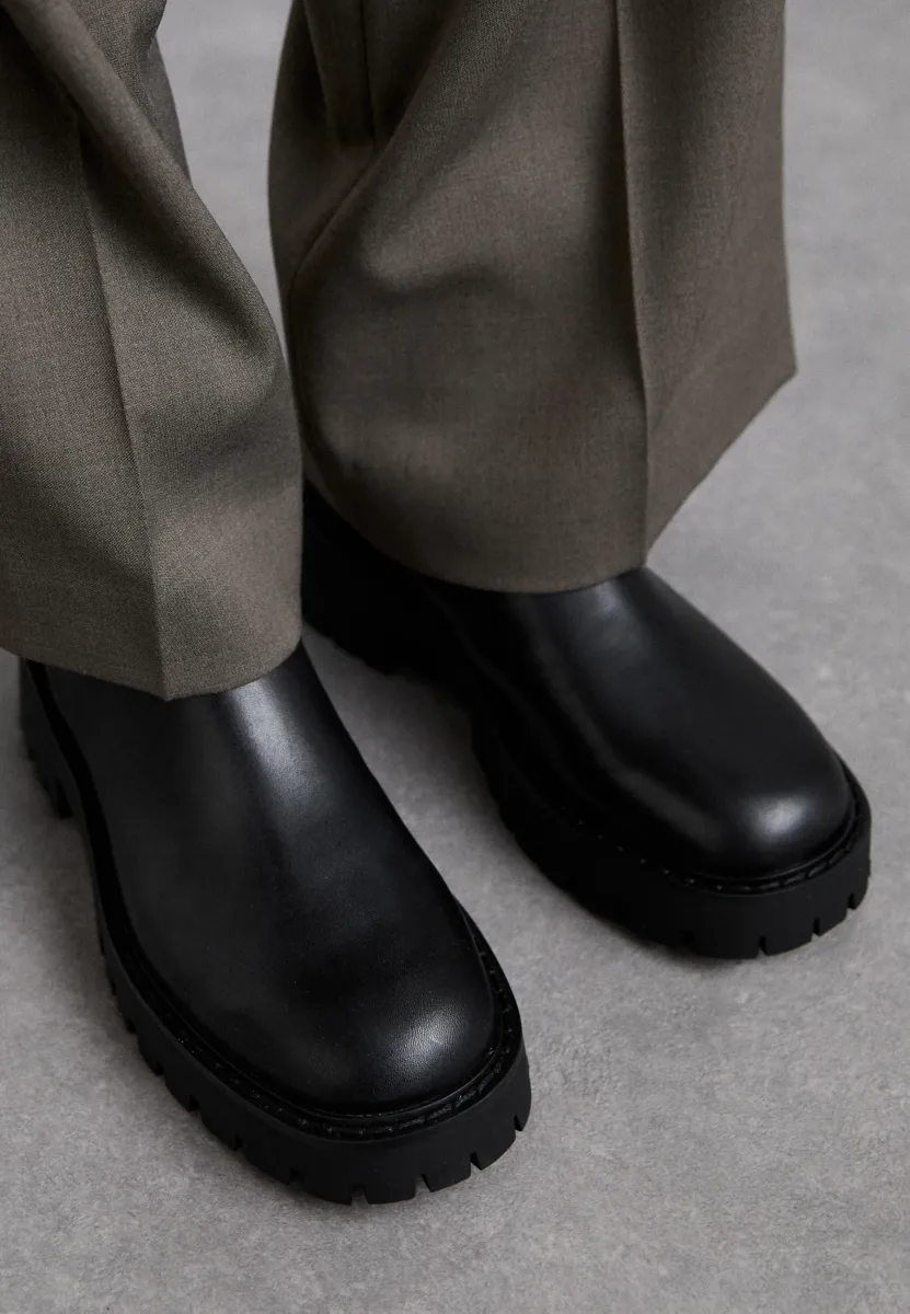 ASHER - Stiefelette - brown/black
