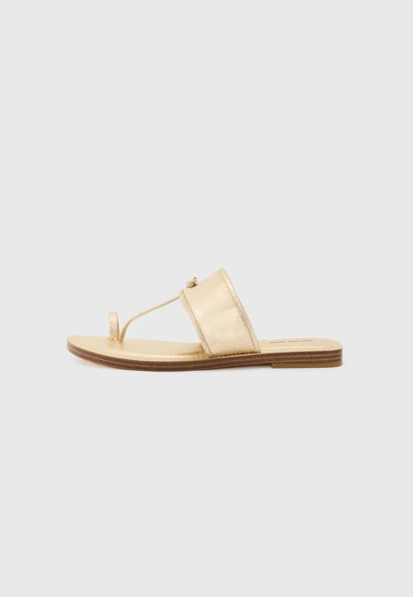 ASHTIN - Zehentrenner - pale gold-coloured