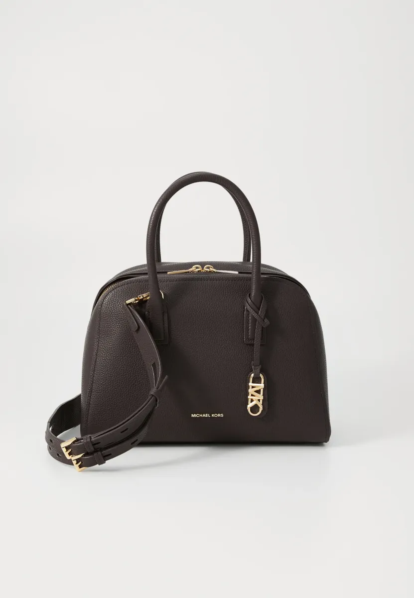 ASHTON ZIP SATCHEL - Handtasche - chocolate