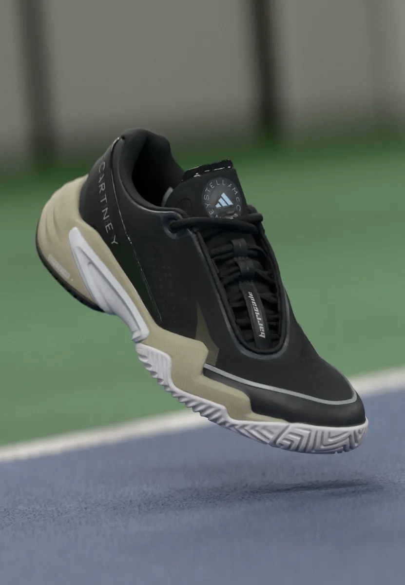 ASMC BARRICADE - Multicourt Tennisschuh - core black/silver metallic/almond milk