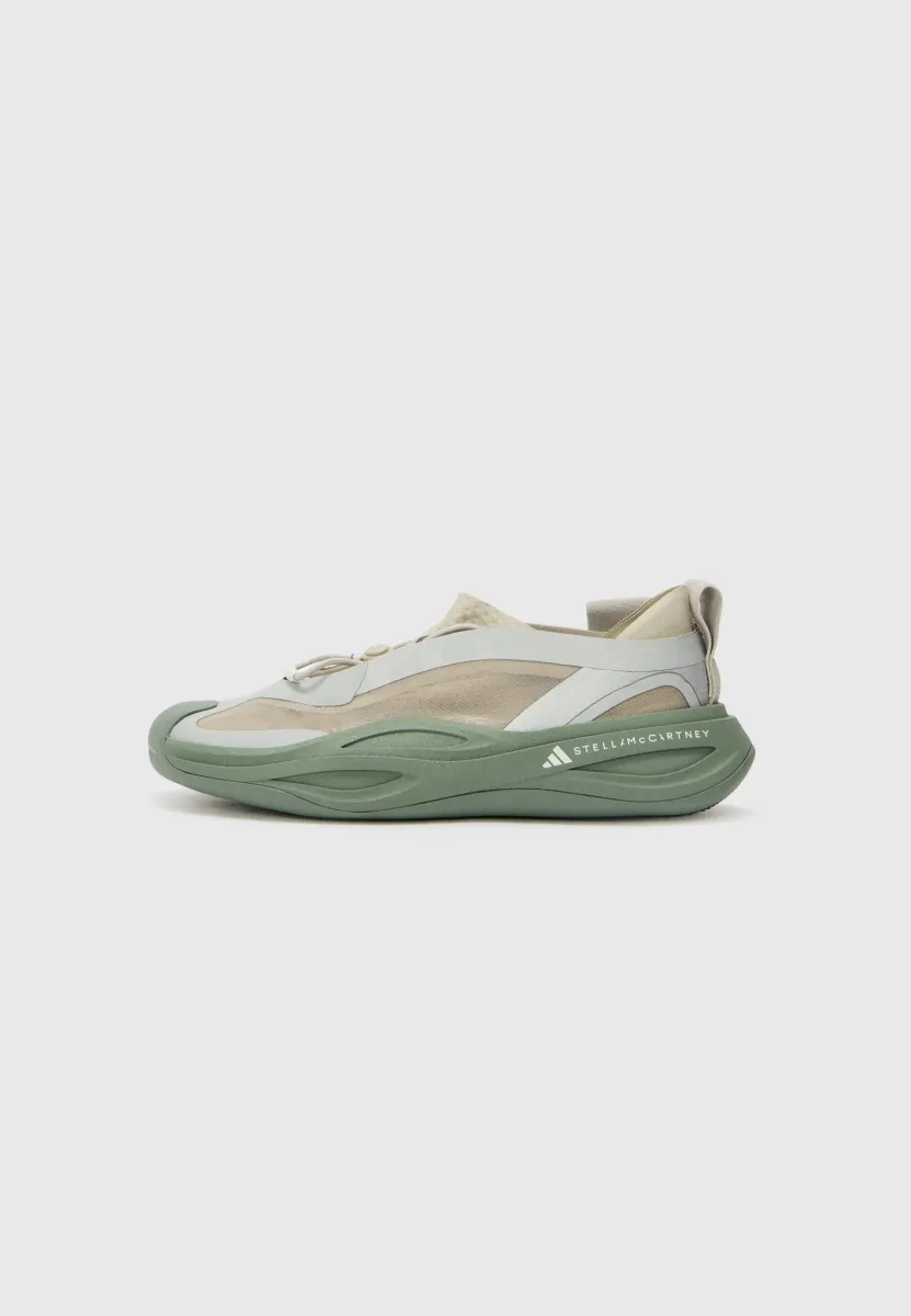 ASMC LOW GROUND - Trainingsschuh - stone green/ftwr white/silver-coloured