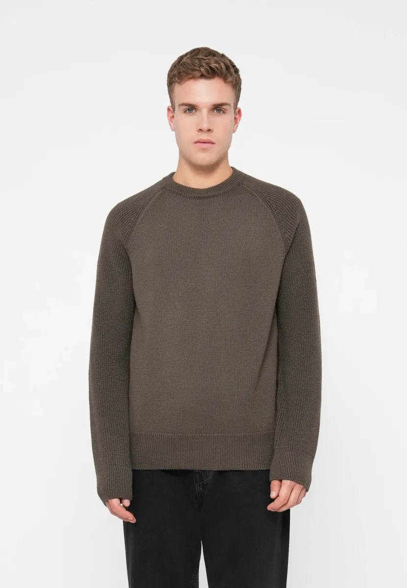 ASPECT CREW NECK - Strickpullover - major brown