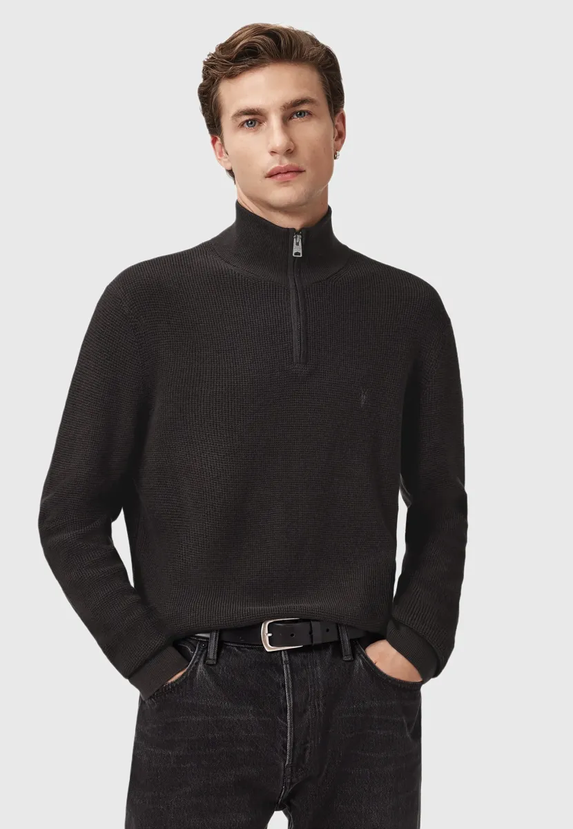 ASPEN ZIP - Strickpullover - espresso brown